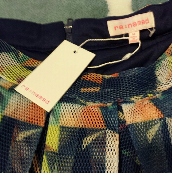 Pleated Multi-colored Puff Skirt - Picture 6 of 7